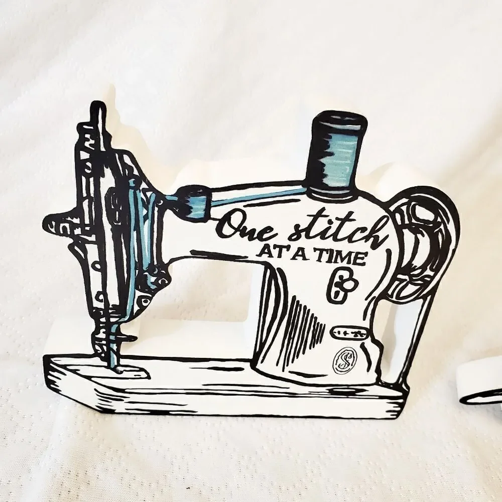 Sewing Machine & Yarn Tabletop Decor by Ashland - Picture 2 of 11